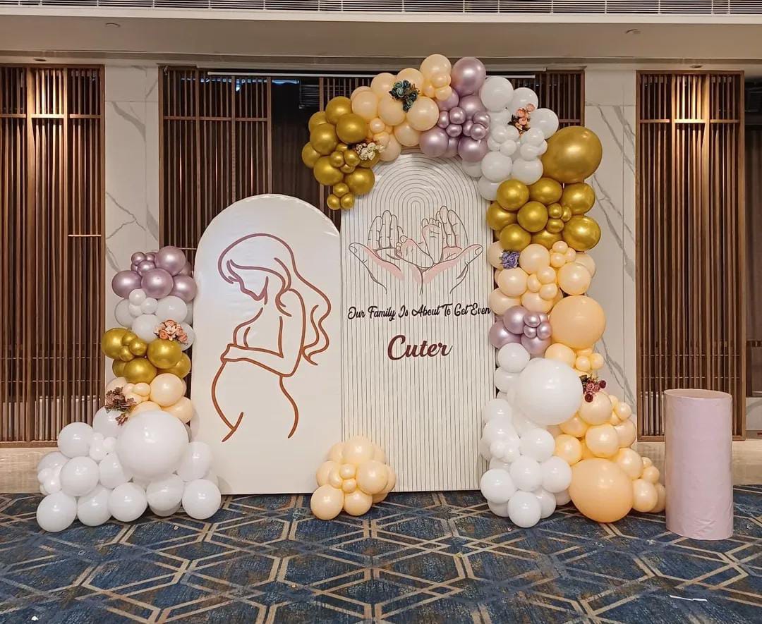 Baby Shower Vista Balloons Decoration Theme